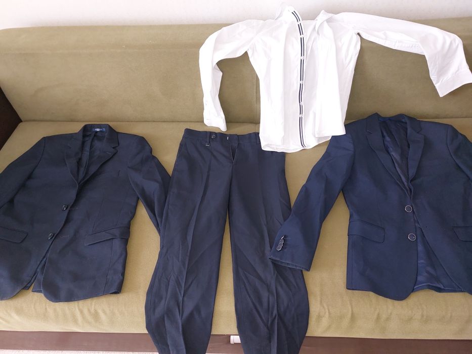 Школьный костюм, рубашка, пиджак