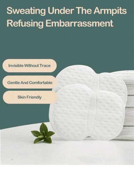 Дишащи и бързосъхнещи подплънки/ превръзки за подмищници против пот и потни петна по дрехите - 10 броя