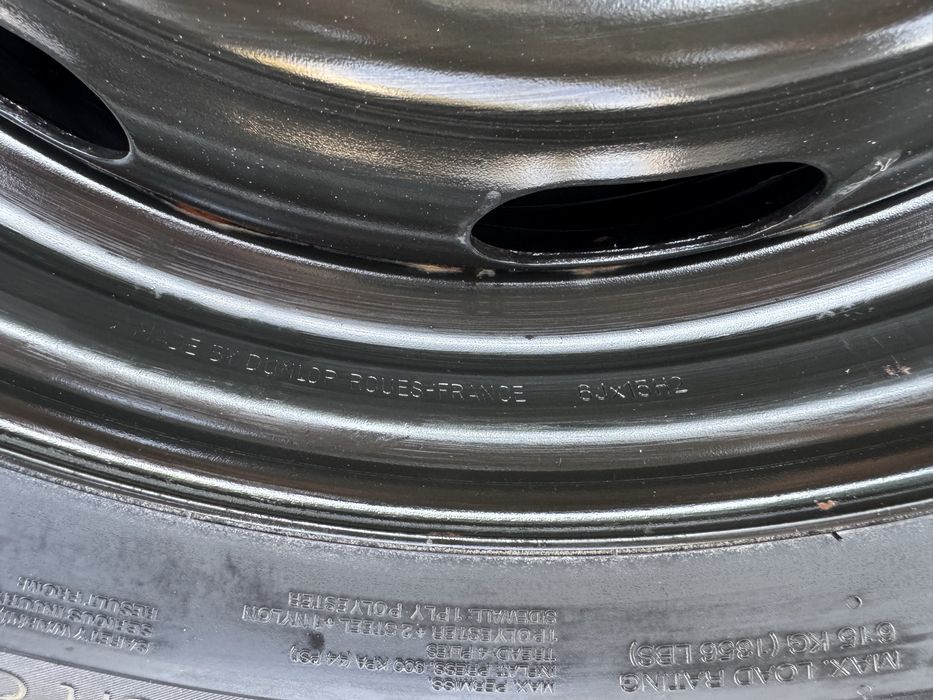 НОВА Резервна гума+Джанта 15" 4x108 ET27 за Berlingo,Partner,Combo,C4