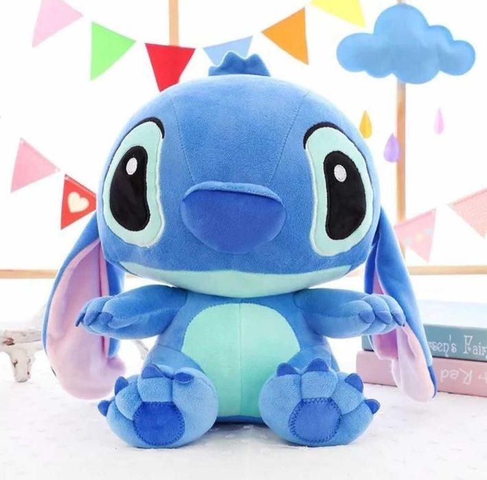 Голям плюшен СТИЧ , голяма плюшена играчка Лило и Стич Подарък 100 см