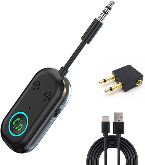 2-в-1 Bluetooth предавател-приемник за самолети