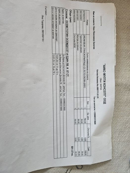 Кошара aiko нова