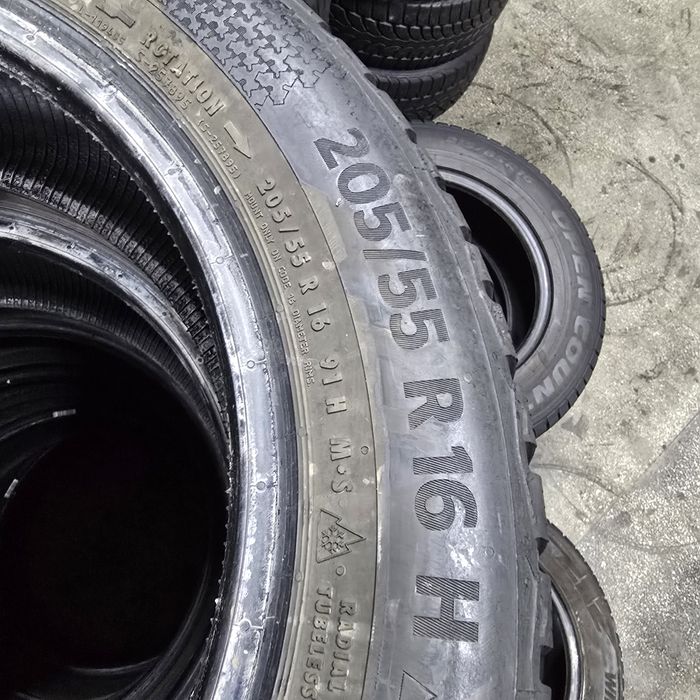 2x 205/55/16 M+S CONTINENTAL 2022 Stare excelentă