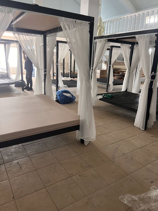 Baldachin lemn plaja