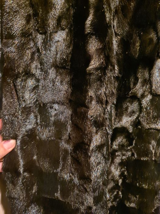 Шуба норка кусочками