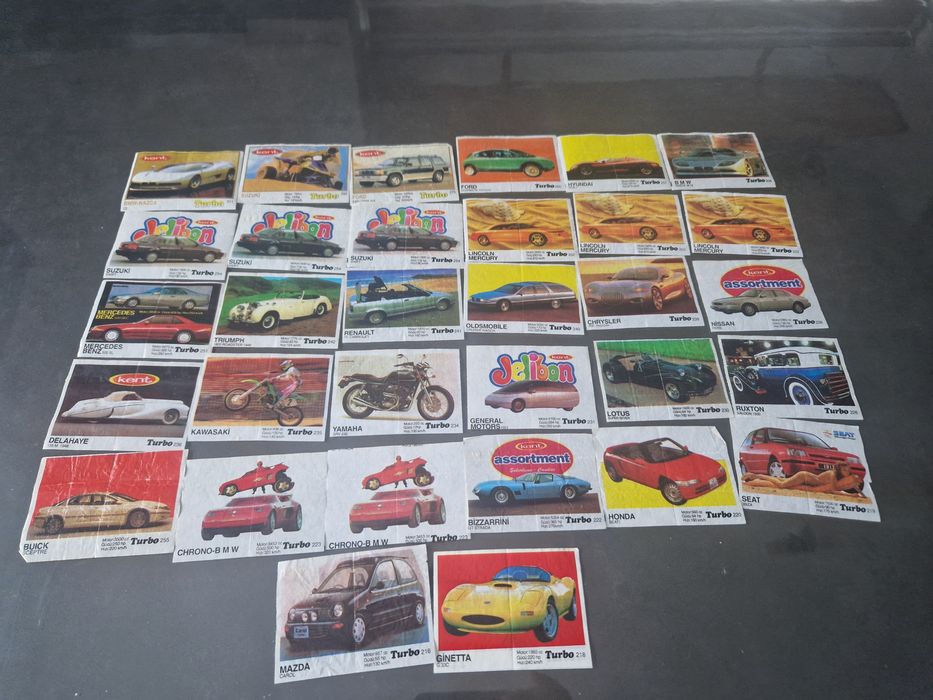 Vand surprize guma Turbo, Bombibom,  Oto Moto