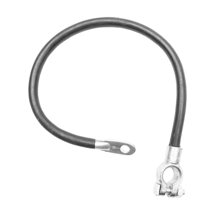 Cablaj/Cablu punte legatura curent baterii 500mm cu clema borna-papuc inelar, strangere pe surub Breckner Germany