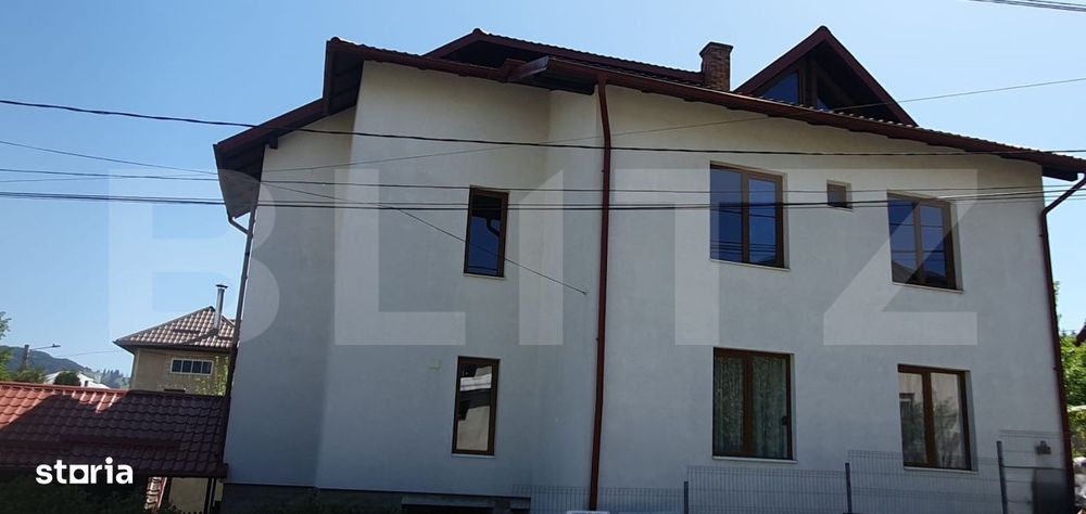 Casa 3 camere finisate si 7 camere la rosu (Et+M), 182mp, in Vatra Dor