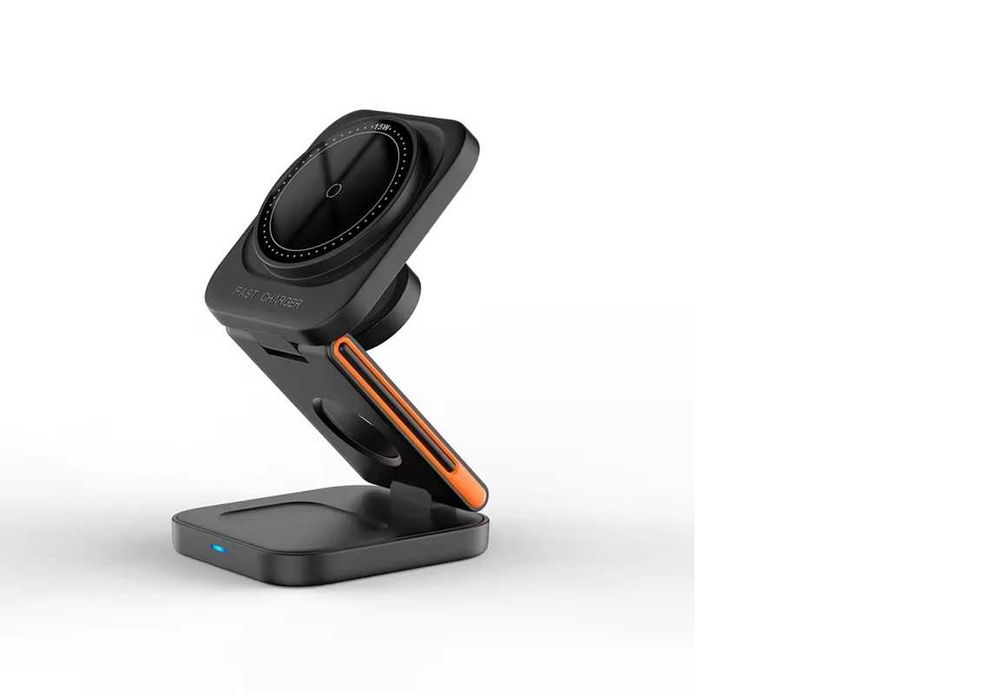 Incarcator  wireless 3 in 1 ,compatibil iPhone, Airpods, Apple Watch