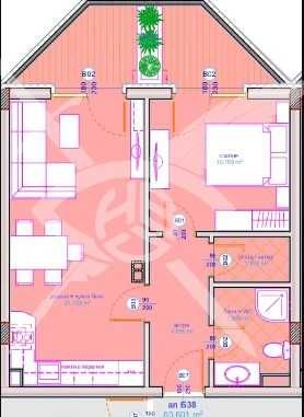 Продава се Двустаен апартамент в Бургас, Сарафово - 60 кв.м за 1275 €/кв.м - Снимка #1