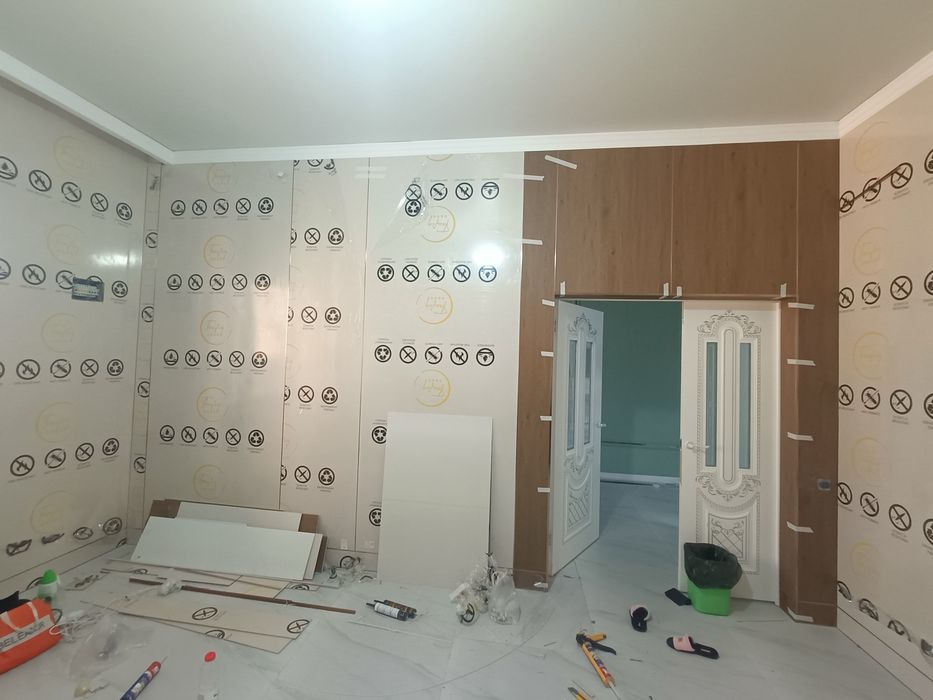 Установка Бамбуковых панелей