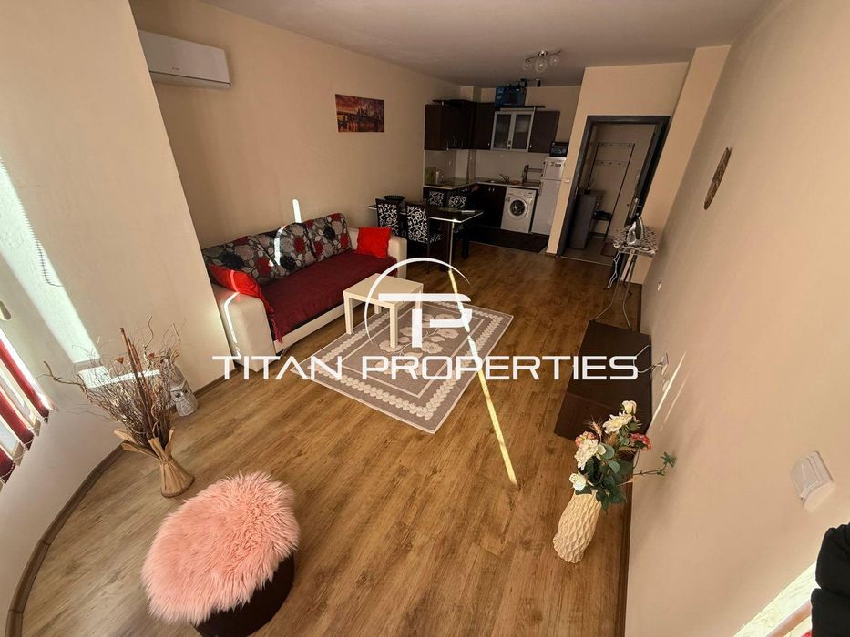 Ключ в офиса! Двустаен, под наем, кв. Сарафово