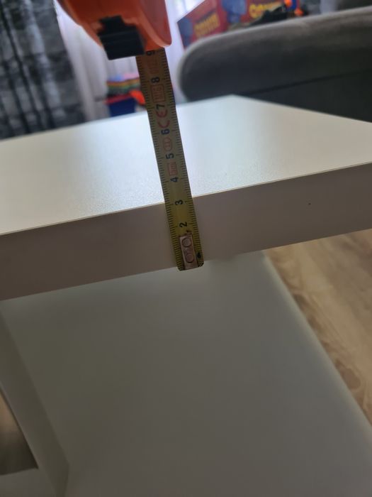 Măsuță cafea alb mat