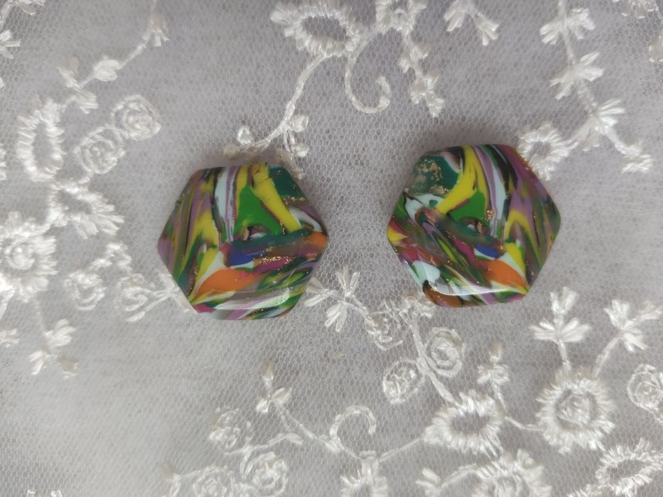 Ръчно изработени обеци от полимерна глина