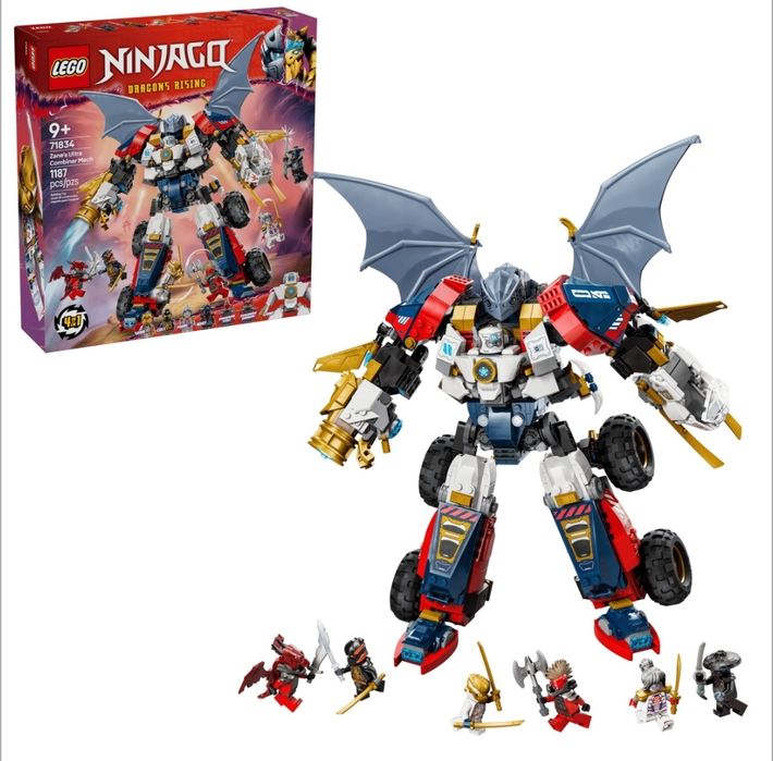 Lego Ninjago Set 4 în 1 - Ultrarobotul combinat al lui Zane (cod 71834)
