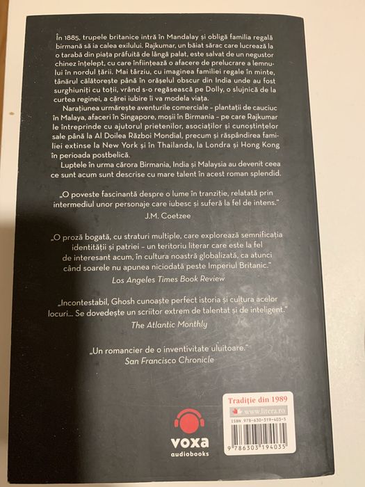 Palatul de cristal - Amitav Ghosh