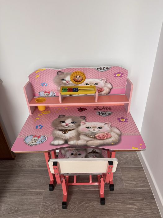 Masă cu scaun pentru fete