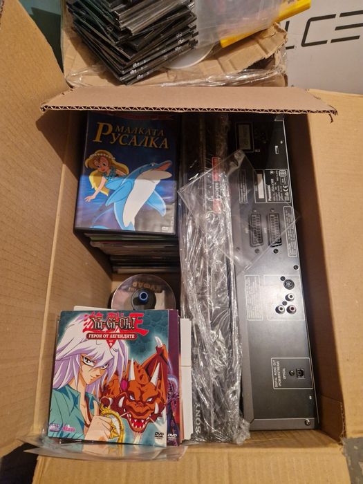 DVD техника + огромна колекция дискове - Sony HDD 250GB HDMI+Panasonic