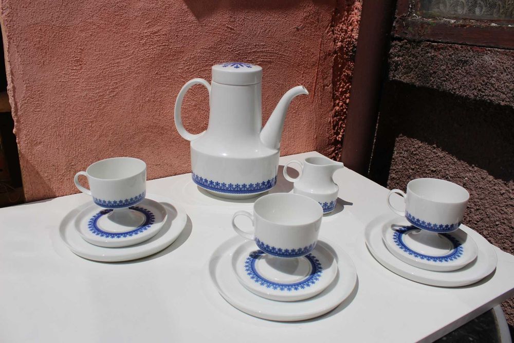 Set portelan 3 persoane ROSENTHAL Tapio Wirkkala Blue Diadem