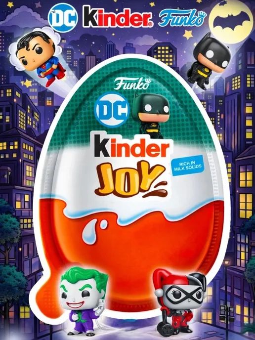 Фигурки из Kinder Joy DC