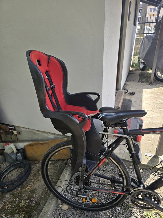 Scaun bicicletă copii Hamax – stare excelentă, complet cu sistem de prindere