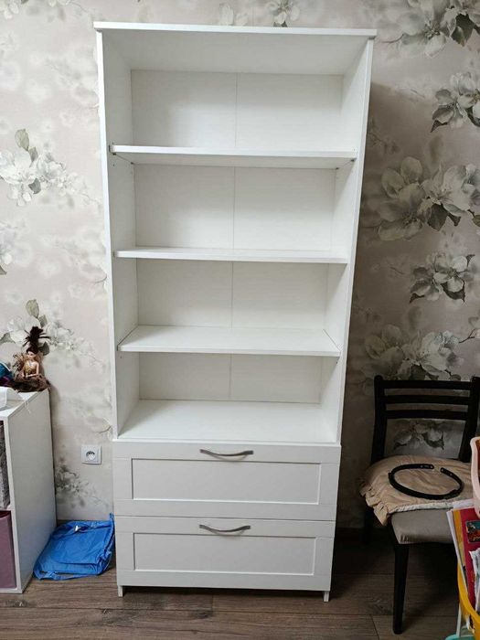 Стеллаж СИРИУС с 2 ящиками для хранения книг и аксессуаров . Беларусь