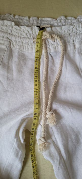 Pantaloni de in albi, mărime M, Roxy