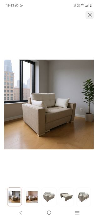 Продам срочно новую  кресло кровать за 70 тысяч ть