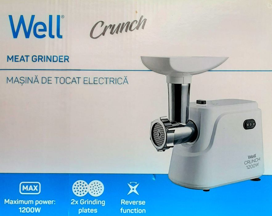 Mașina electrică pentru tocat carne WELL1200 W - NOUĂ - 165 Lei