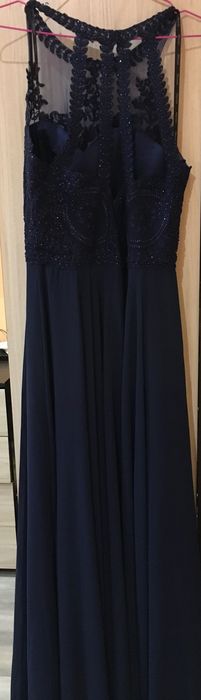 Рокля Mascara цвят navy носена веднъж за 1 час