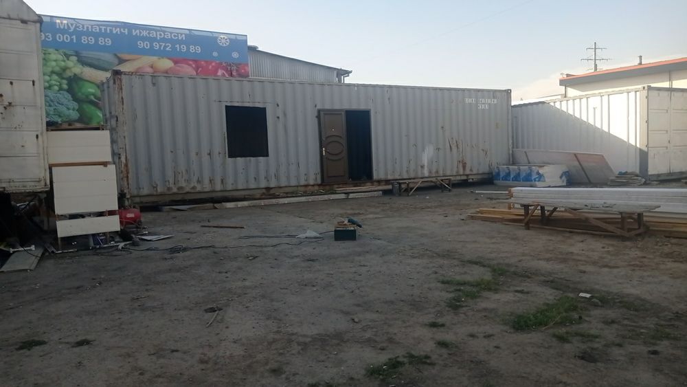 Контейнер кантейнир офис магазин сартарошхона  (Урнатиб бериш текин)