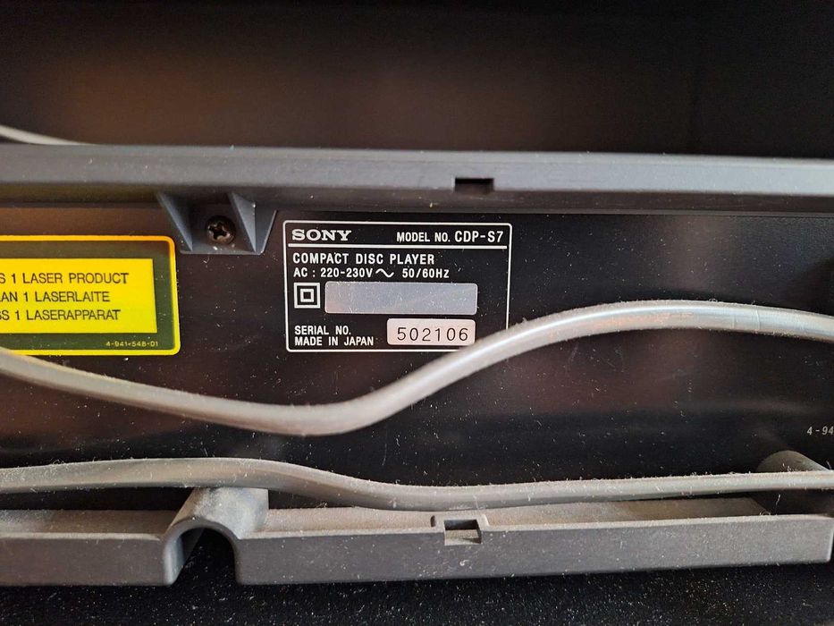 Sony CDP-S 7 плейър