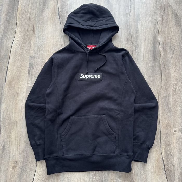 Supreme Black on Black Hoodie