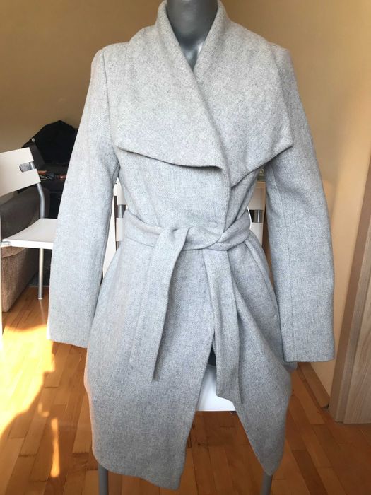 Сиво дамско палто Esprit
