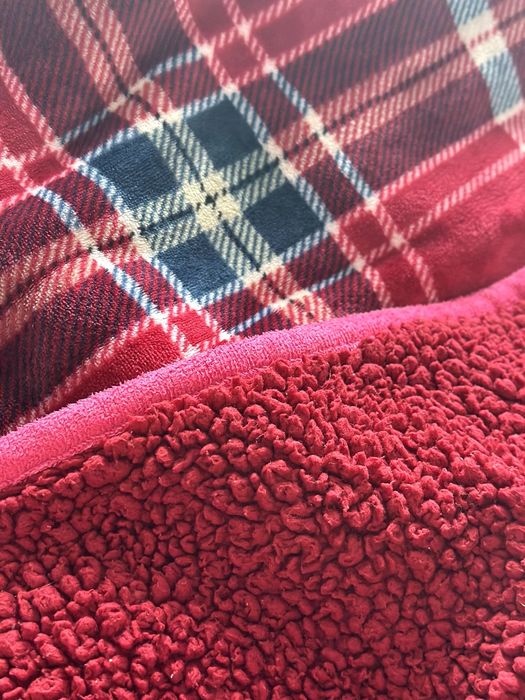 Детский плед розовый тёплый