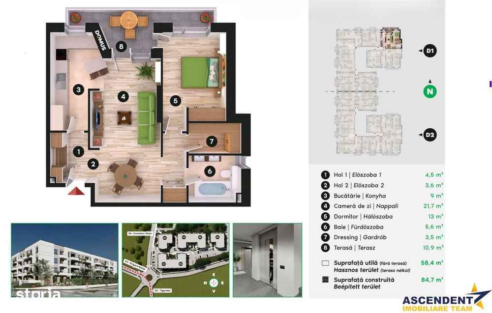 Apartament – Sfântu Gheorghe, Chilieni - Mai multe