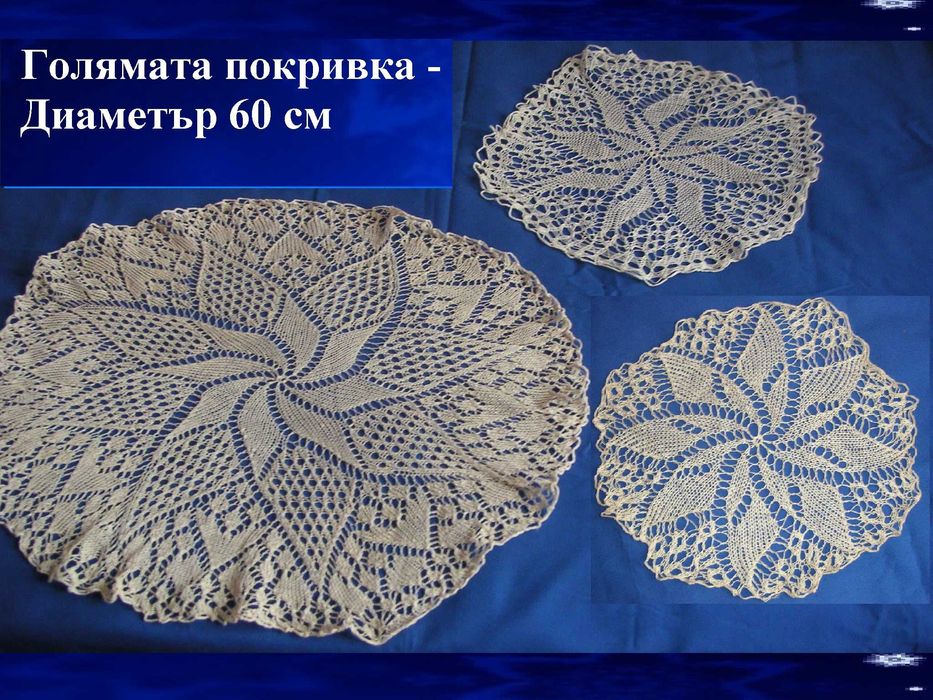 Нови Покривки Плетени Дантелени Покривки за маса Карета Тишлайфер
