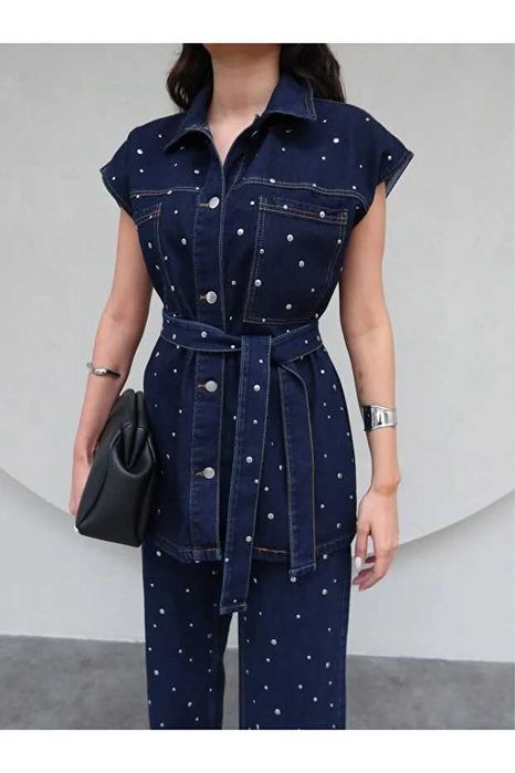 Trendyol сет от панталон и елек с колан