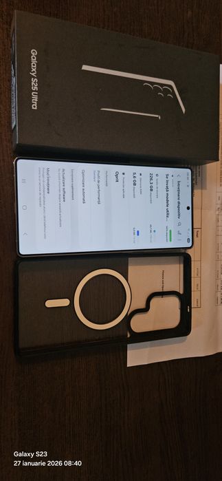 Vand / Schimb Samsung S 25 Ultra Black Titanium 256 Gb 12 Gb ca nou