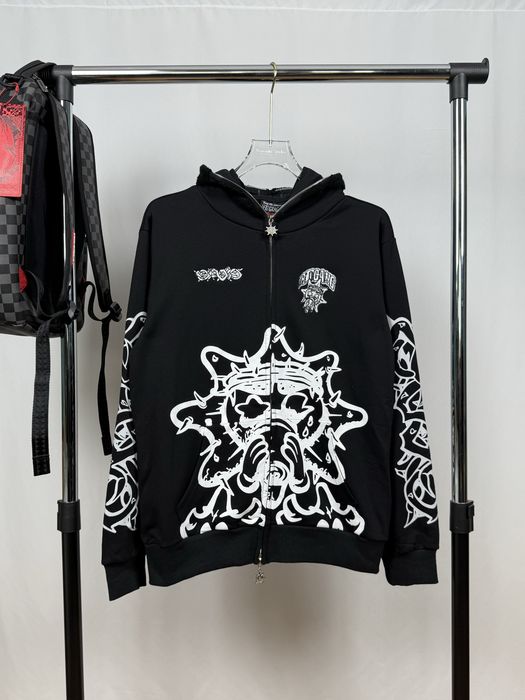 Glo Gand Black Hoodie | Hanorac GloGang | Bape