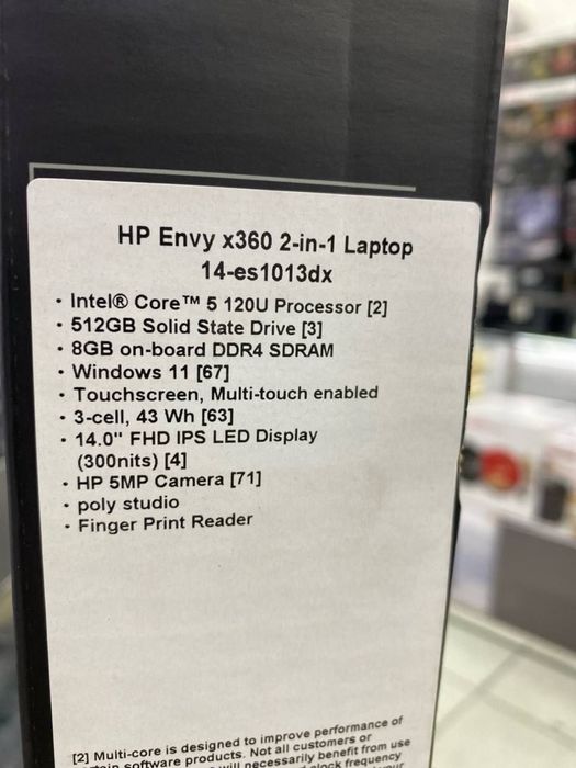 HP Envy core i5-120U