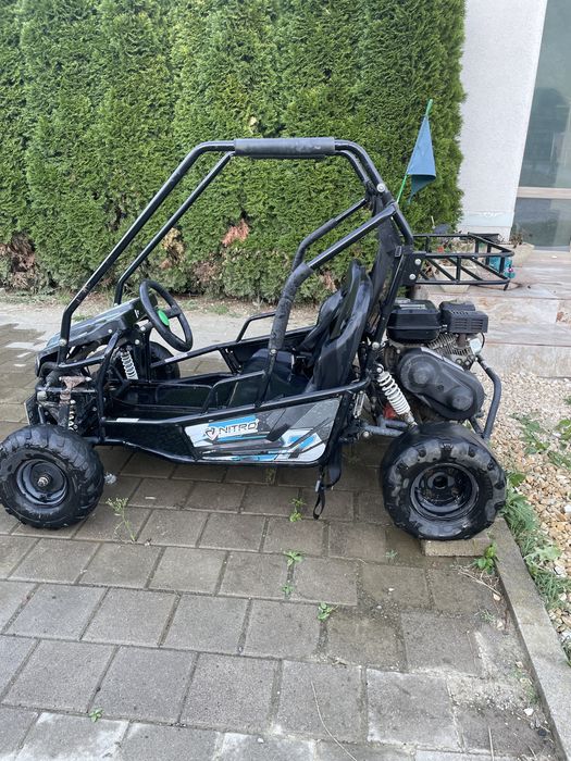 Buggy  Nitro Go Cart copii,2 cauciucuri noi ,2 casti incluse,factura