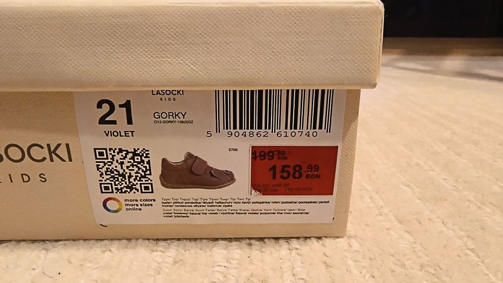 Incaltaminte piele Lasocki copii, marimea 21