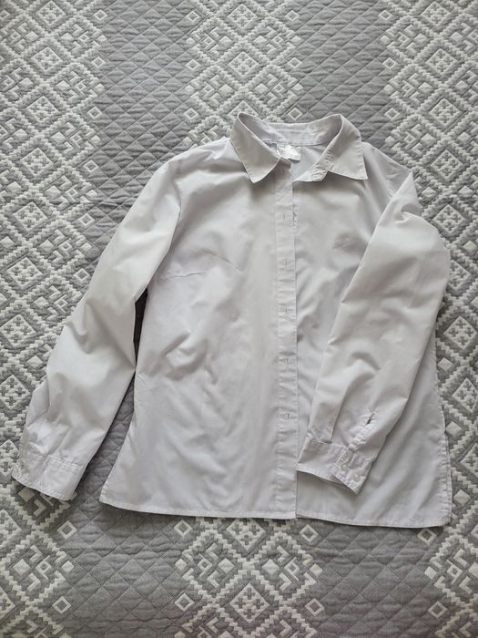 Белые женские рубашки р.48