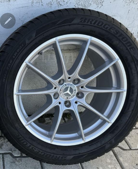 Jante aliaj mercedes S-class pe 18 cu anvelope de iarna