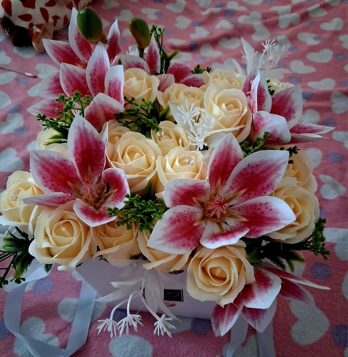 Aranjamente florale din săpun