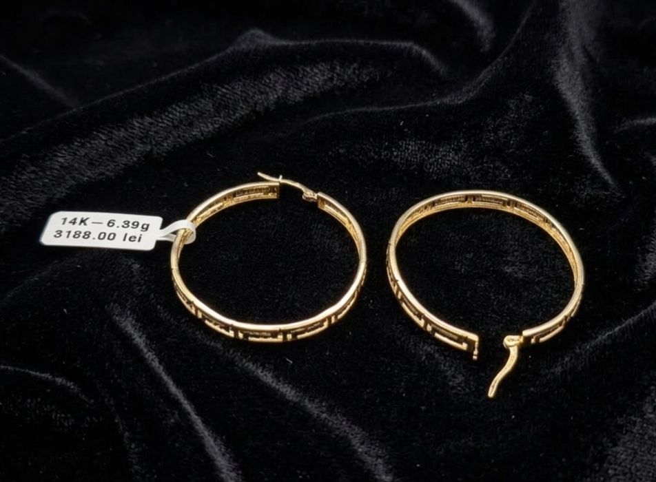 Cercei aur 14k 6.39gr