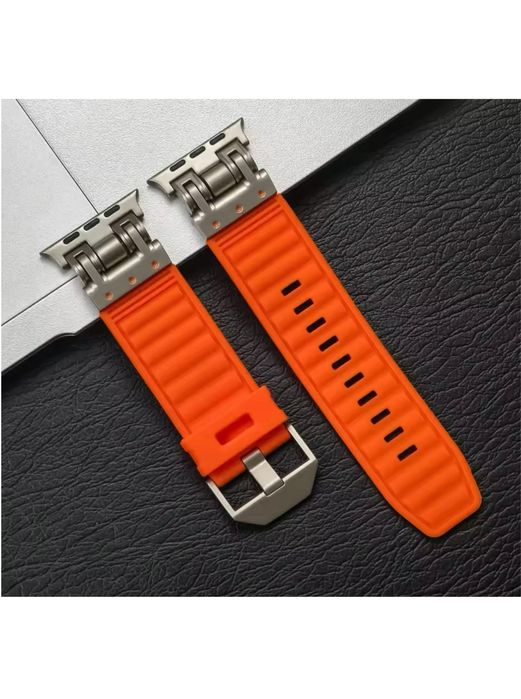 Curea Comp Ceas Apple Watch Insertie Titanium Incarcator Cablu Iphone