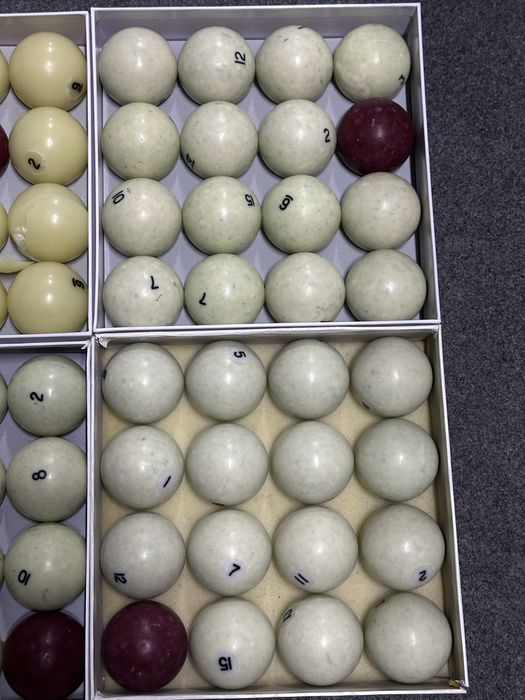 bilyard toshlari jami 12ta komplekt