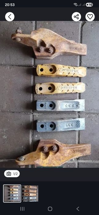 Продам зубья от эксковатор